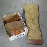 Cigar Boxes & Antique Soft Rifle Case