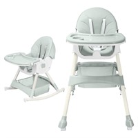 Convertible Baby High Chair for Toddlers with Rem
