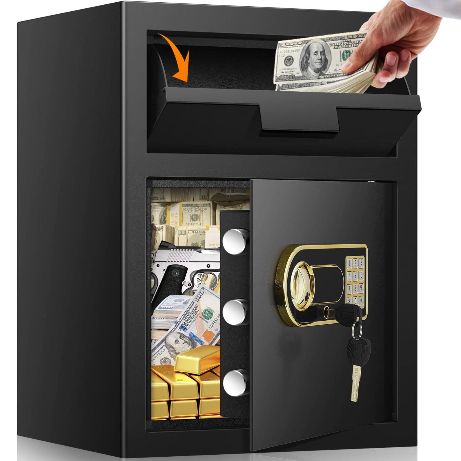 2.6 Cubic Fireproof Depository Safe with Drop Slo