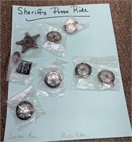 Sherif posse ride pins