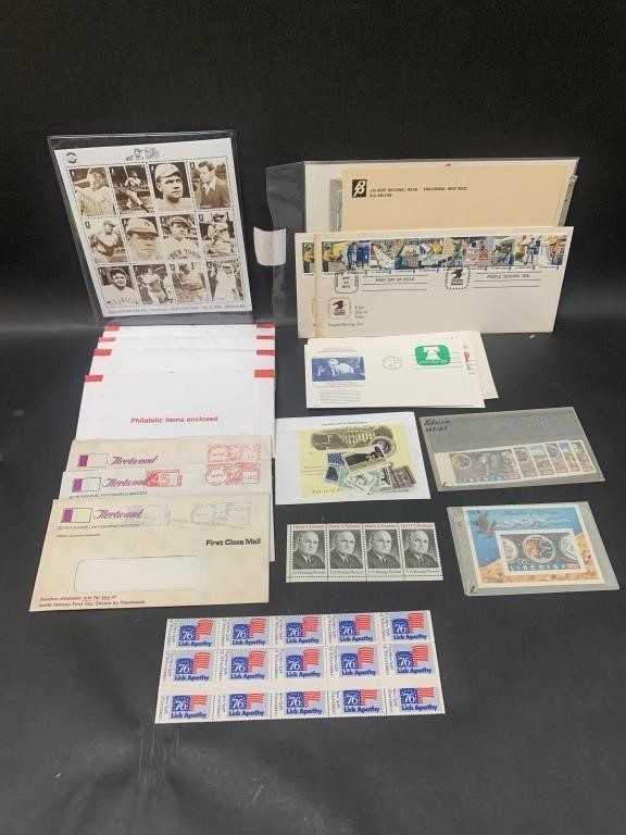 Vintage Postage Stamps & Envelopes