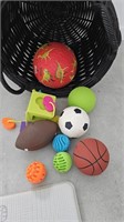 Storage Basket, Soft Balls & more