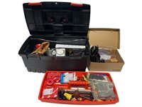 Toolbox with Gun Cleaning Supplies