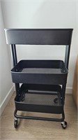 Ikea Raskog Black Steel Utility Cart