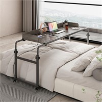 Furist Overbed Table with Wheels, Queen Size Mobi