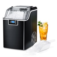 Nugget Ice Maker Countertop Ice Machine with Soft