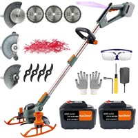 YUEWXTER Electric Weed Wacker, (21V 2x6.0A Weed E