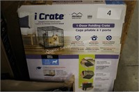icrate folding dog crate