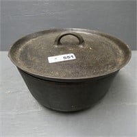 Wagner Cast Iron Tite Top Footed Dutch Oven