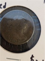 1804 SPIKED CHIN HALF CENT