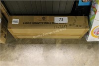 gravity 2-bike wall rack