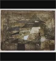 John Wells 1907-2000 Abstract "CREPUSCULE" 1957