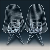 Eames For Herman Miller Wire Chairs Mesh Seats