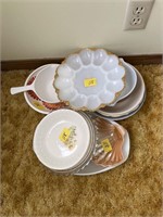 Deviled egg tray & bowls