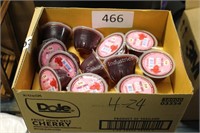4- boxes dole gel cherry cups 4/24
