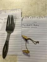 Baby fork and sweater chain