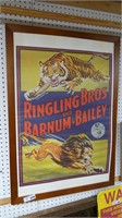 Barnum & Bailey Circus Framed Picture - No Glass
