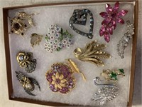 Costume jewelry pins