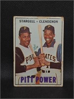 Topps #266 Willie Stargell & Donn Clendenon Pitt