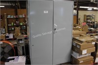 metal 2-door storage cabinet (light damage)