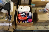 box of asst cleaning supplies