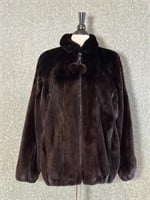 Blackglama Mink Fur Ladies Bomber Jacket