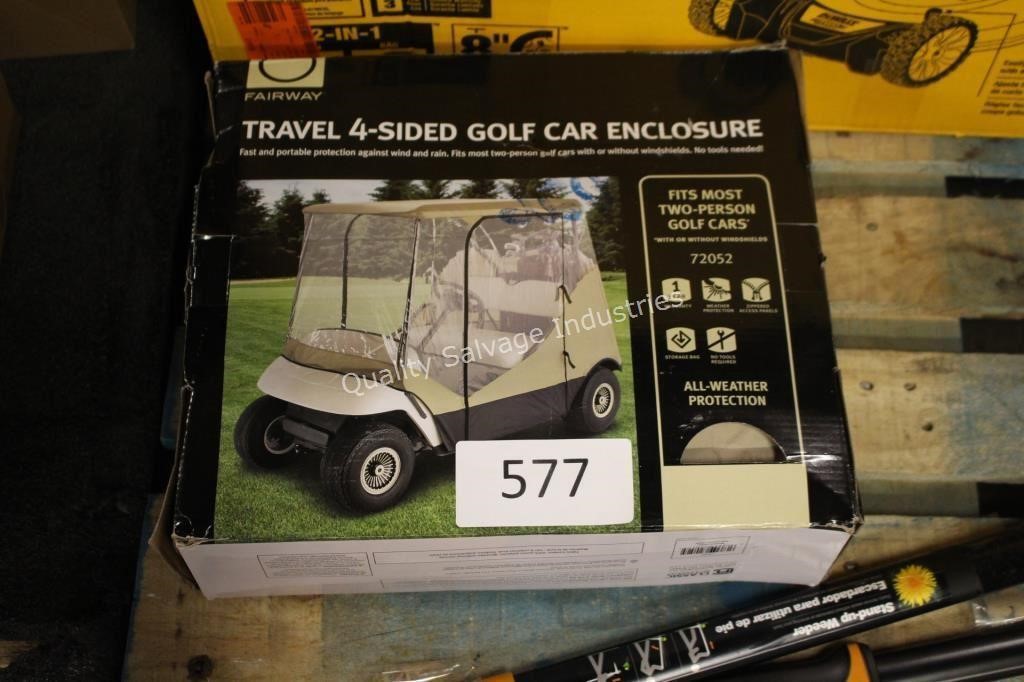 travel 4-side golf cart enclosure