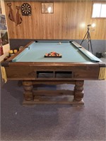 Vintage pool table