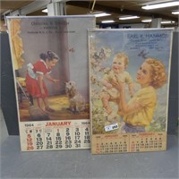 Early Manheim Area Advertising Calendars