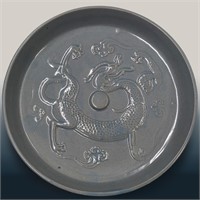 Chinese Song Style Ru Kiln Sky Celadon Glazed Brus