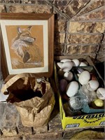 Decorating eggs & rocks