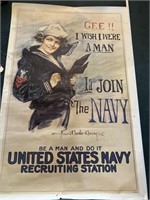 "Join The Navy" poster