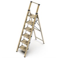 GameGem 6 Step Ladder for 12 Feet High Ceiling, L