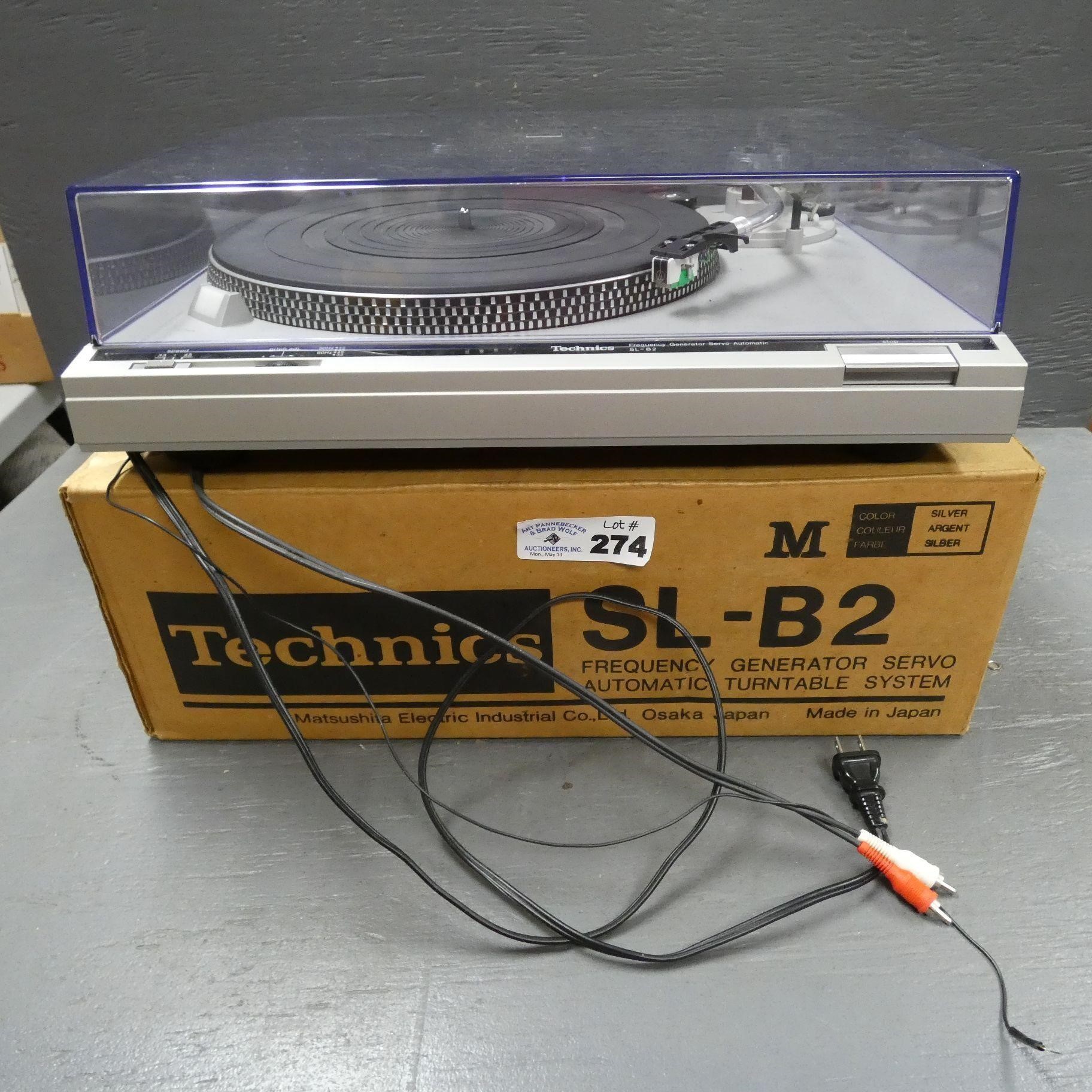 Technics SL-B2 Record Turntable in Box