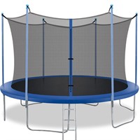 BestMassage 10FT 12FT Trampoline with Safety Encl