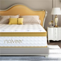 Naiveer Cool Gel Memory Foam Hybrid Mattress, 12