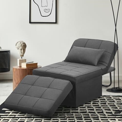 Ainfox Sofa Bed, Sleeper Chair Bed 4 in-1 Multi-F