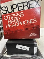Vintage Bearcat 101, Superex CB Headphones