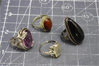 Estate Rings, Costume, Size 3.5, 6, 7 & 5