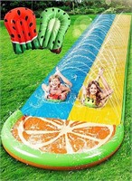 Sloosh 20ft Double Water Slides with 2 Boogie Boa