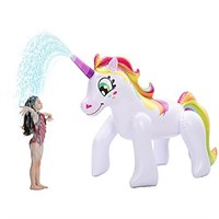 JOYIN 53'' Inflatable Sprinkler with Unicorn Desi