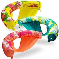 Sloosh 3 Packs Inflatable Pool Float Noodle Chair