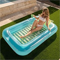 Sloosh Inflatable Tanning Pool Lounge Float, Sunt