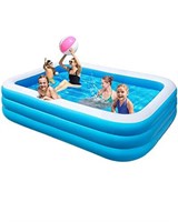 Blue Inflatable Swimming Pool - 120" X 72" X 22"