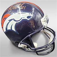 Denver Broncos Signed Display Helmet