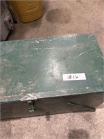 Metal Chest with Handles
