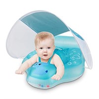 Sloosh Baby Pool Float with Detachable Canopy, El