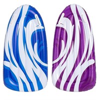 2 Pack Inflatable Boogie Boards for Water Slides