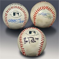Lot Of 3 Player Signed Official League Baseballs