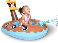 SLOOSH - Inflatable Pirate Ship Float with Water